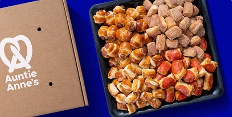 Auntie Anne's catering pretzel package for office events