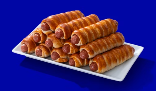 Auntie Anne's individually wrapped pretzel dogs for catering