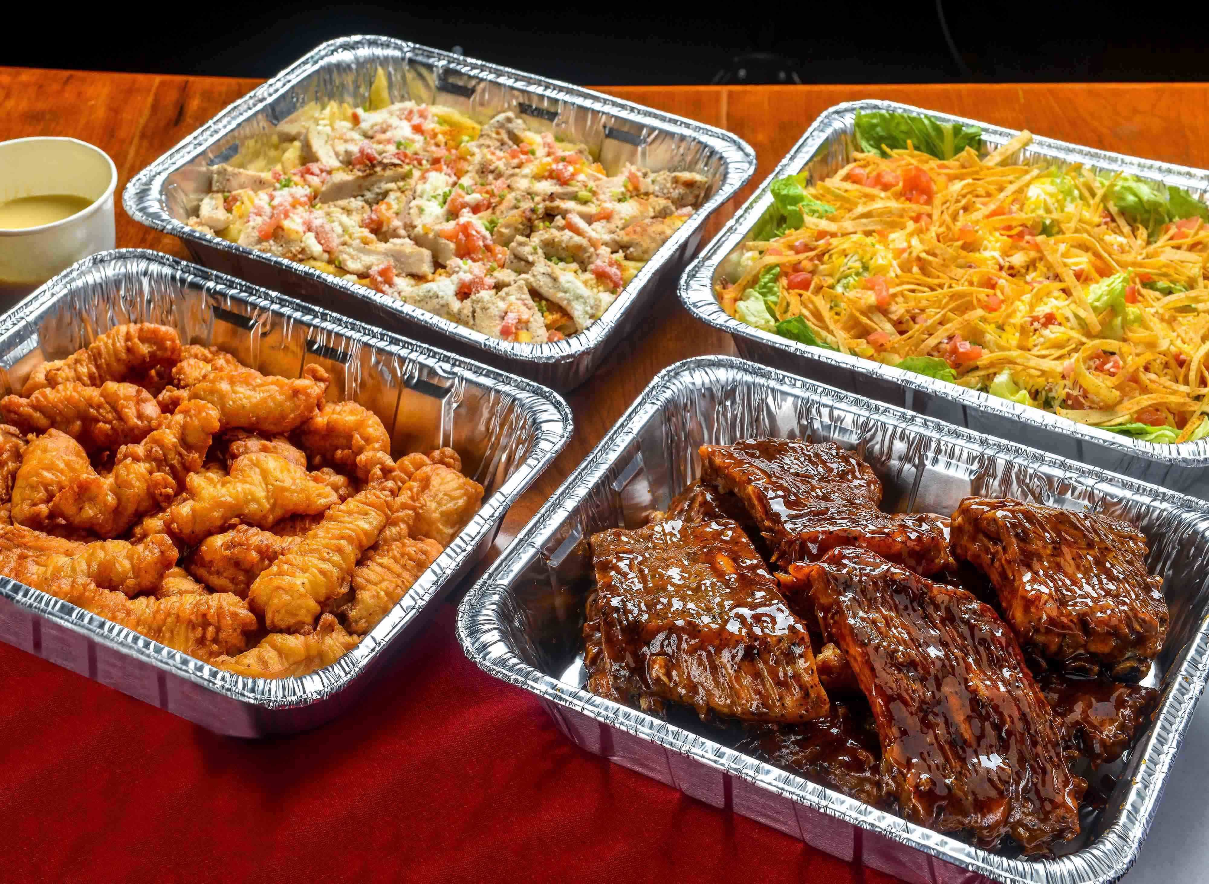 Chili's Mix & Match Fajitas catering platter