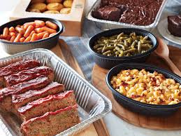 Cracker Barrel Buffet Style catering meal with sides